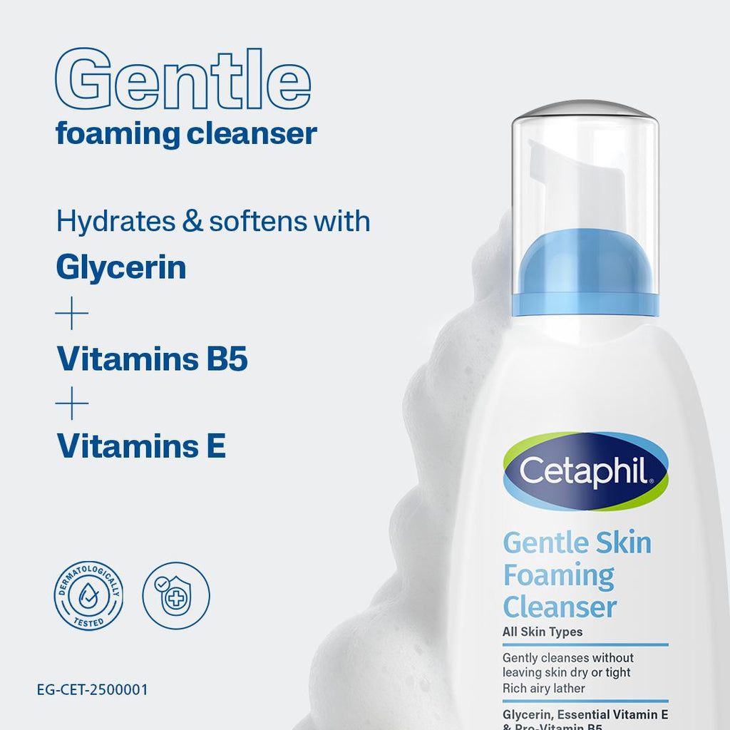 Cetaphil Gentle Skin Foaming Cleanser, 236 ml